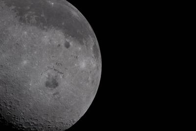 Moon southern limb closeup